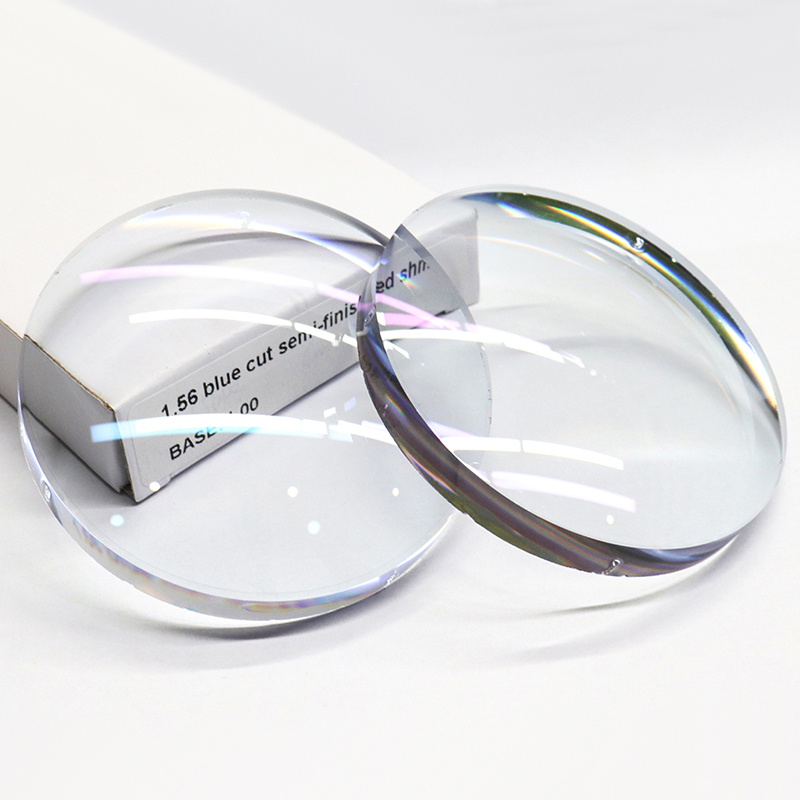 1.56 semi-biberunt Blue Clausus Singula visio Lens