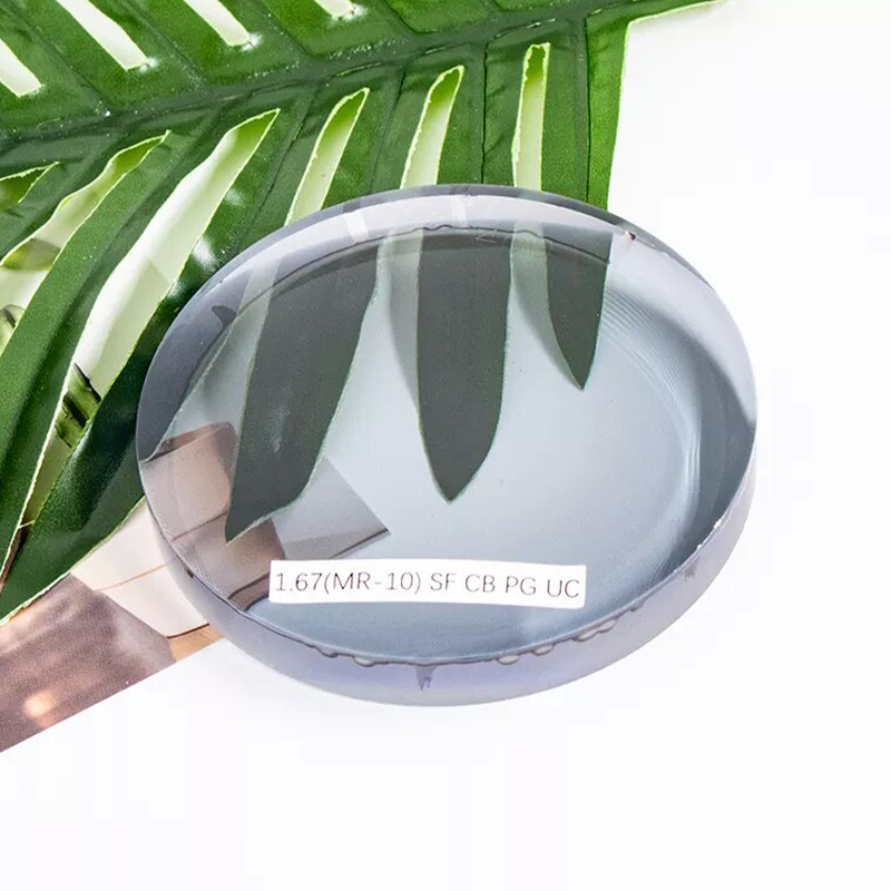 1.67 Semi-Bumata Photochromic Una visio Lens