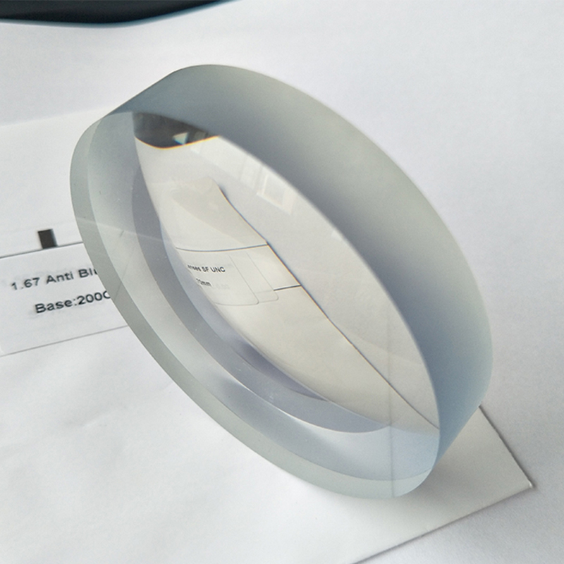 1.67 semi-biberunt Blue Clausus Singula visio Lens